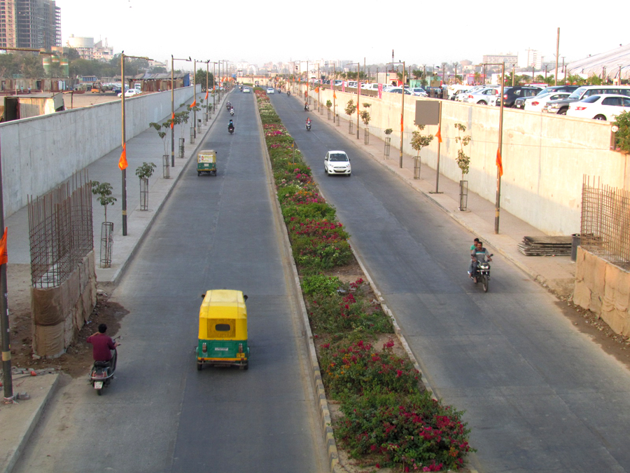 Sabarmati River Front West Drive named as Pramukh Swami road, CM makes announcement