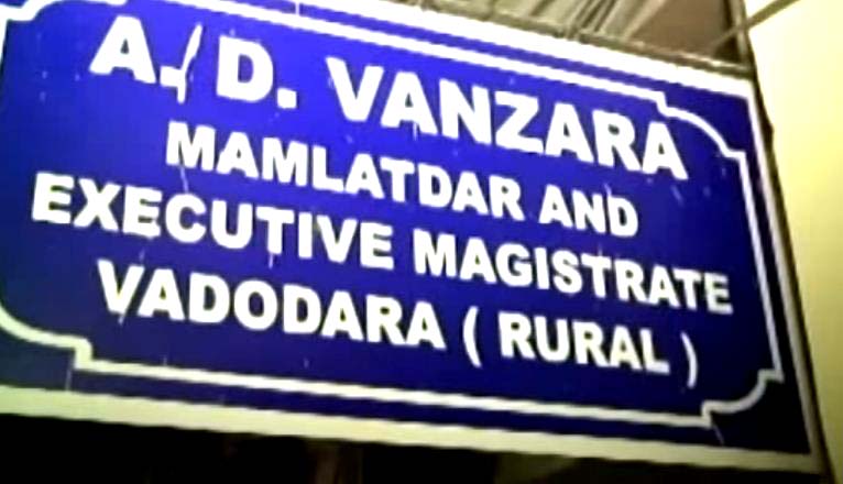 DG Vanzara’s Mamalatdar son Arjun held while taking bribe, sent to Judicial Custody