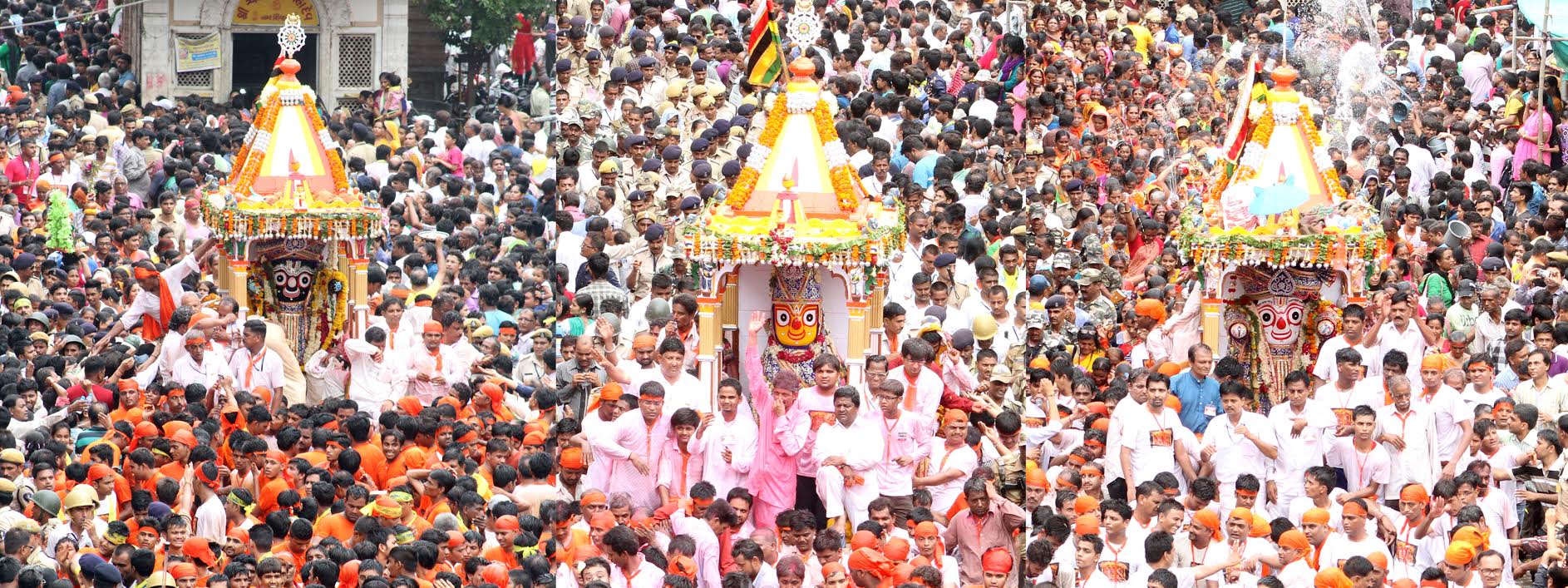 146th Rath Yatra in Ahmedabad; Amit Shah performs Mangla Aarti, CM does Pahind Vidhi