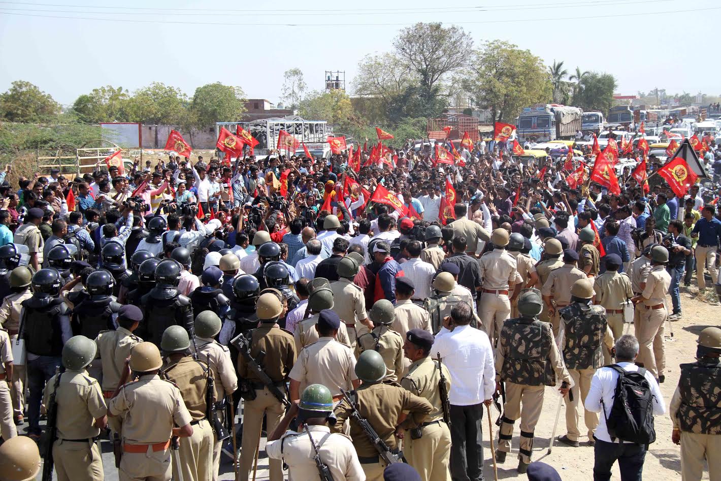 Alpesh Thakor, around 500 supporters detained during march to Tata Motors Sanand plant