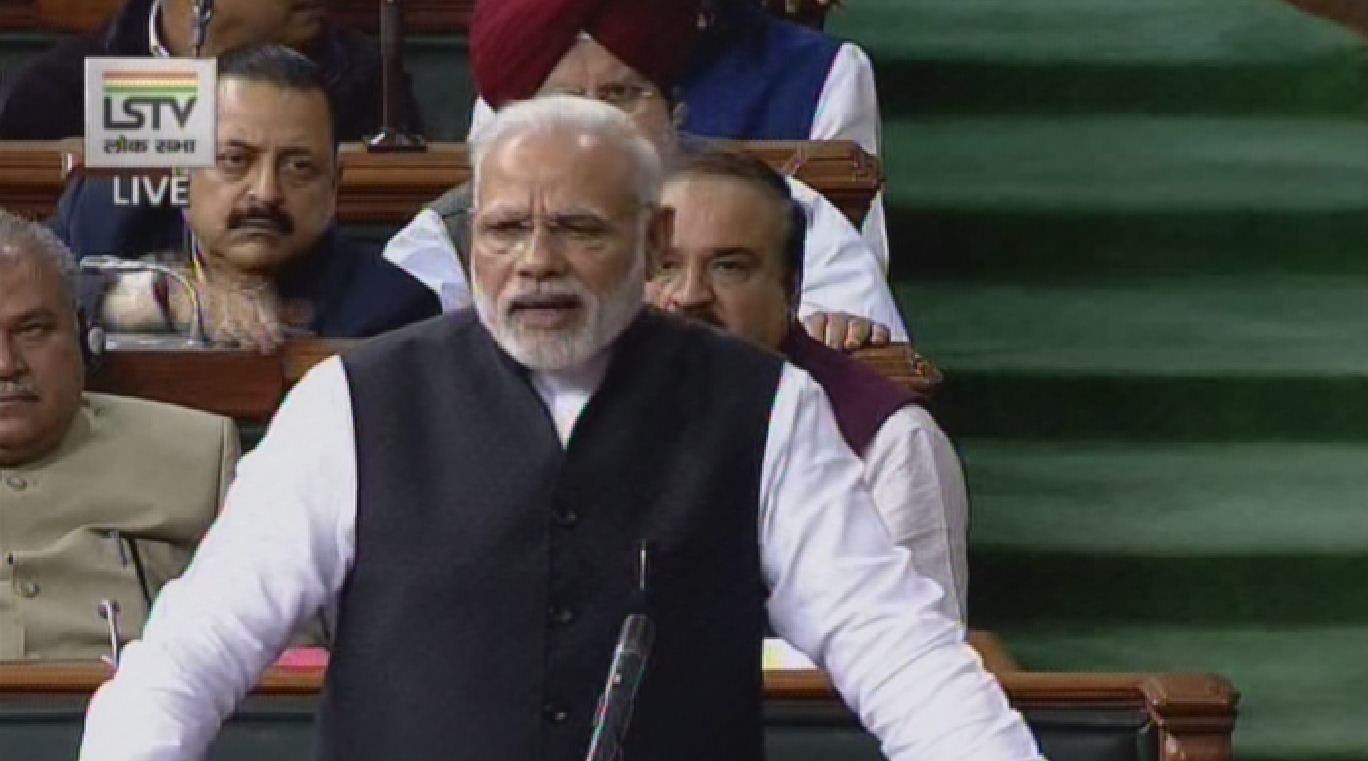 PM Modi addresses Lok Sabha in a special session of Parliament