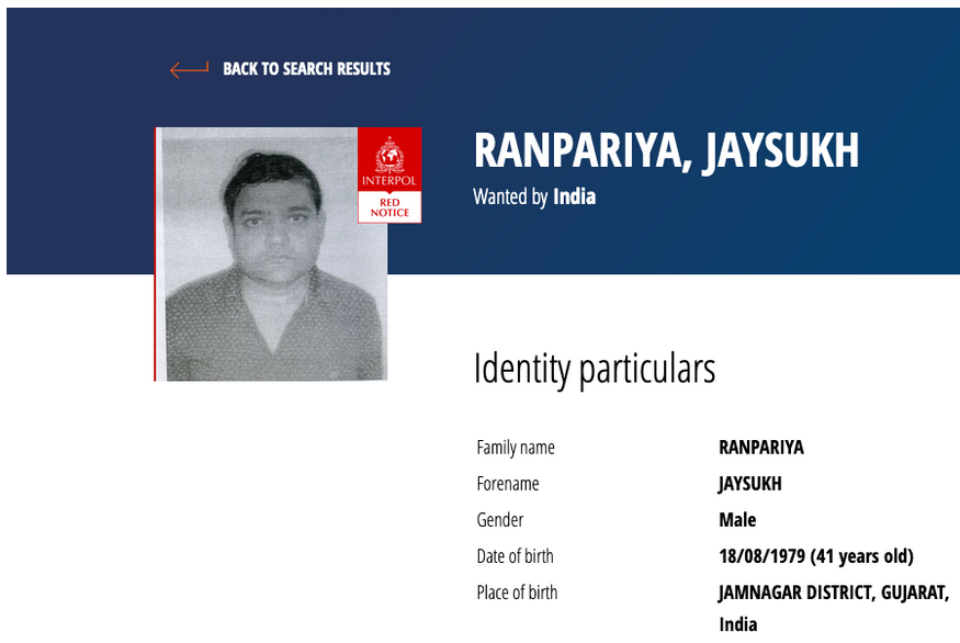Jayesh Patel Jaysukh Ranparia
