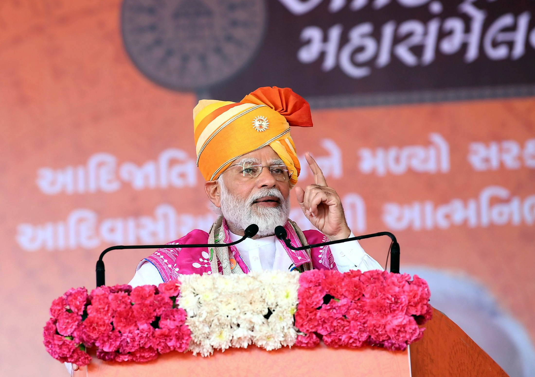 PM Modi kick starts various development works in Vyara, Gujarat