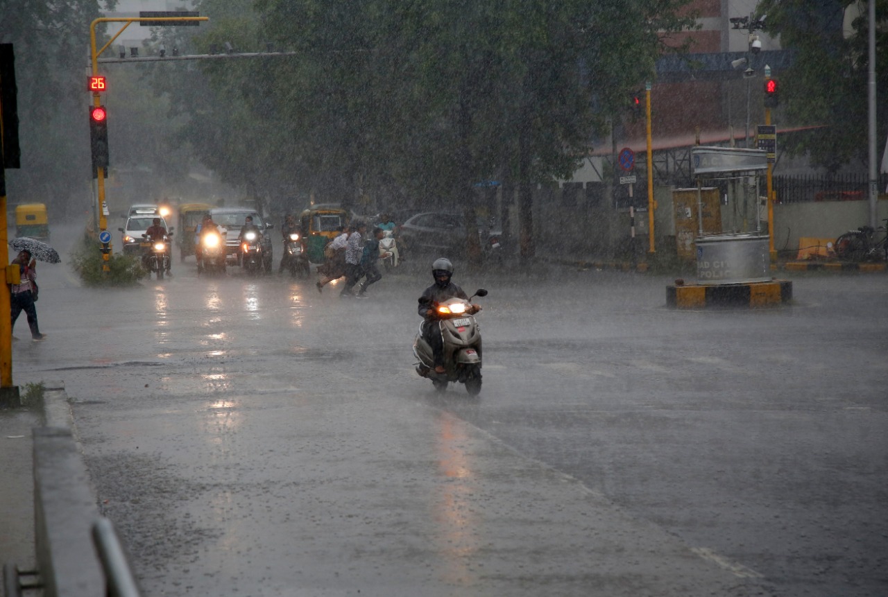Red alert in parts of Gujarat; IMD’s very heavy rain warning till June 28